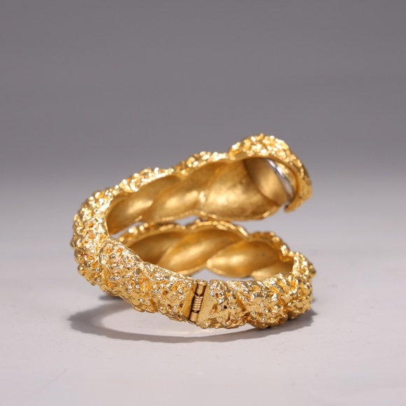 Vintage Trifari Johnathan Bailey For Clamper Lady Watch Bracelet Bangle - Picture 2 of 6